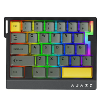 AJAZZ AK029 Bedrade Magnetische Schakelaar Toetsenbord 29 Toetsen Hot swap Eenzijdig RGB Lichten Toetsenbord USB Esports