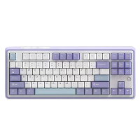 AJAZZ AK870 87 Toetsen Tri mode Mechanisch Toetsenbord Gasket Structuur Hot swapbare RGB Achterverlichting 4000mAh Batte