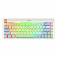 Ajazz K690T Pro 65% 69 Toetsen Hotswappable 2.4Ghz Draadloos/Bluetooth 5.0/Bedraad Mechanisch Gaming Toetsenbord