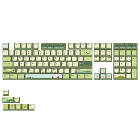 AKKO 116 Toetsen Midzomer Landschap PBT Keycap Set ASA Profiel Aangepaste Toetsen voor 61/68/87/96/104/108 Mechanische T