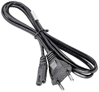 Akyga AK RD 01A Stroom Netkabel Zwart 1.5 M