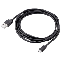 Akyga AK USB 01 USB kabel USB 2.0 USB A stekker, USB micro B stekker 1.80 M Zwart