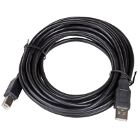 Akyga AK USB 18 USB kabel USB 2.0 USB A stekker, USB B stekker 5.00 M Zwart