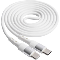 Akyga AK USB 40 USB kabel USB 2.0 USB C stekker, USB C stekker 1.00 M Wit