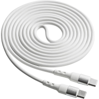 Akyga AK USB 41 USB kabel USB 2.0 USB C stekker, USB C stekker 1.80 M Wit