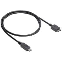 Akyga AK USB 44 USB kabel USB 3.0 USB micro B 3.0 Stekker, USB C stekker 1.00 M Zwart