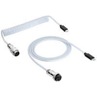Akyga AK USB 49 USB kabel USB 2.0 USB C stekker 3.00 M Wit