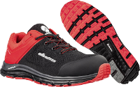 Albatros LIFT RED IMPULSE LOW 646600 42 Veiligheidsschoenen ESD S1P Schoenmaat (EU): 42 Zwart, Rood 1 stuk(s)