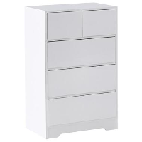 ALBERTA   Ladekast   Wit   MDF