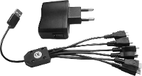 Albrecht Netvoeding 6 faches USB Ladekabel für ATR 100/200/TelMe/Multicom 29930