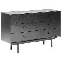ALCESTER   Ladekast   Zwart   MDF
