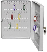 ALCO Sleutelkast x 7,5 cm (B x H x T) inkl. 2 Schlüssel 891 Aantal haken 30 Lichtgrijs