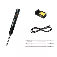 ALIENTEK T90 140W Verstelbare Temperatuur Soldeerbout Type C Snelladen 80 450°C Hoogprecisie Draagbare Soldeertool IPS L