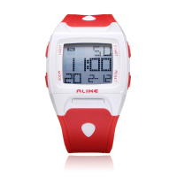 Alike A9149 Sport Black Rectangle Light Men Women Quartz Wrist Watch
