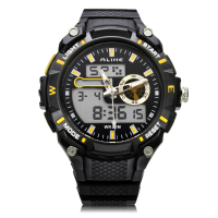 Alike Ak14100 Sport Date Big Dial Back Light Black Men Wrist Watch