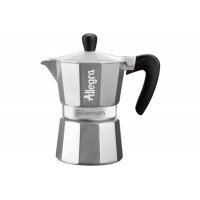 Bialetti   Koffiezetter Italiaans Allegra In Sleeve 3 Zilver