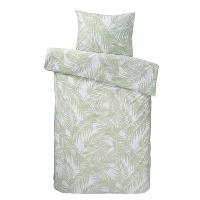 Comfort dekbedovertrek Phoenix   groen   140x200/220 cm   Leen Bakker