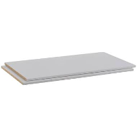 Legplankenset Dallas   lichtgrijs (2 stuks)   110 cm   Leen Bakker