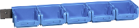 Stapelbak (l x b x h) 512 x 100 x 60 mm Blauw Allit 457045 1 stuks