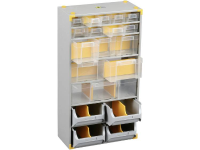 Allit Werkplaatsmagazijnkast (l x b x h) 300 x 165 x 565 mm Aantal vakken: 19 Inhoud 1 stuk(s)