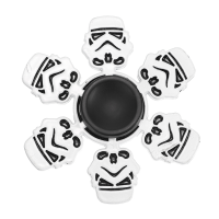 Alloy Six Leaves Rotating Fidget Hand Spinner Adhd Autism Reduce Stress Toys