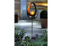 Alma Garden Solar tuinlamp Fireball 4038732203754 Bal Messing