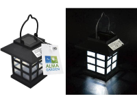 Alma Garden Solar tuinlamp Laterne 4038732601208 Lantaarn Zwart