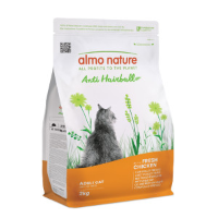 Almo Nature Anti Hairball kip kattenvoer 2 x 2 kg