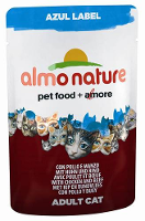 Almo Nature Cat Azul Label Kip/rund Kattenvoer #95;_70 Gr