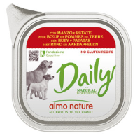 Almo Nature Daily met rund en aardappelen natvoer hond 18 x 300 g