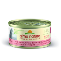 Almo Nature HFC Kitten Complete met zalm en tonijn natvoer kat (70 g) 48 x 70 g
