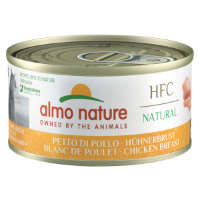 Almo Nature HFC Natural kippenborst natvoer kat (70 g) 24 x 70 g