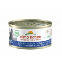 Almo Nature HFC Natural tonijn met venusschelpen natvoer kat (70 g) 24 x 70 g