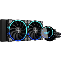 Alpenföhn Gletscherwasser 240 AiO RGB 4 pins PWM fan connector