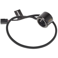 Aurora Hardtube Led Ring 13mm Diep Zwart/wit