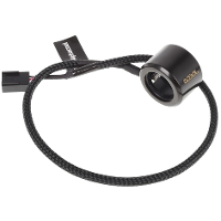 Aurora Hardtube Led Ring 13mm Diep Zwart/rood