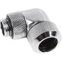 Alphacool Eiszapfen 13mm HardTube compressiefitting 90° draaibaar verbinding