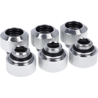 Alphacool Eiszapfen 13mm HardTube compression fitting G1/4   sixpack schroevenset