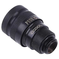 Alphacool Eiszapfen quick release koppeling G1/4 AG   Deep Black sluiting