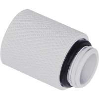 Alphacool Eiszapfen verlengstuk 20 mm G1/4 AG to G1/4 IG   White verlenging