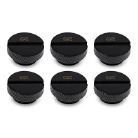 Alphacool Eiszapfen Verschlussschraube G1/4, schwarz Waterkoelingfitting