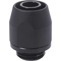 Alphacool HF compression Fitting TPV Metall   12,7/7,6mm Straight verbinding