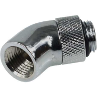 Alphacool HF hoekadapter 45°   draaibaar   G1/4 ET > G1/4 IT