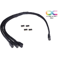 Alphacool Y Kabel RGB 4polig > 3x 4polig splitterkabel