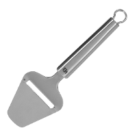 Kaasschaaf   met ophangoog   zilver   23 cm   RVS   keukengerei