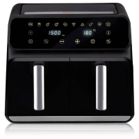 Alpina Switzerland 871125224012 Airfryer 8 l 1700 W Anti aanbaklaag, Met display, Timerfunctie Zwart
