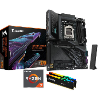 ALTERNATE Upgrade Kit X870E AORUS ELITE X3D + Ryzen 7 9800X3D + 32 GB