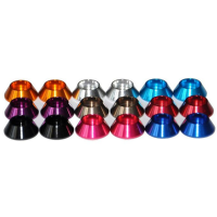 Aluminium Alloy M3 Hexagon Screw Cup Shaped Washer 5pcs Set