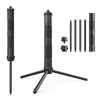Aluminium Lantaarnstand Campinglamp Paal voor Astrolux CL01 CL02 Vouwbaar Lichtsteunhouder Lampbeugel Camera Telefoon Tr