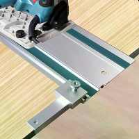 Aluminium Legering Trackzaag Vierkante Gids 90 Graden Rechthoek Compatibel met T Track Systeem voor Trackzaag Gidsrail